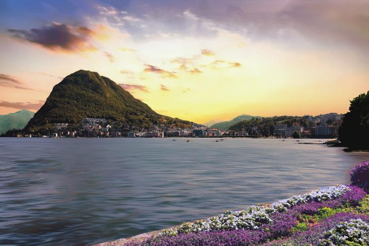 Lake Lugano, Switzerland