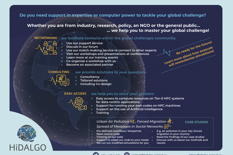  Do you need support in expertise or computer power to tackle your global challenge? 