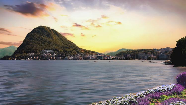 Lake Lugano, Switzerland